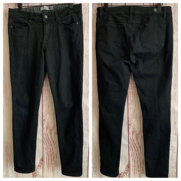 Black “Skyline” Slim Leg Jeans  { Paige } - Picture 3 of 8